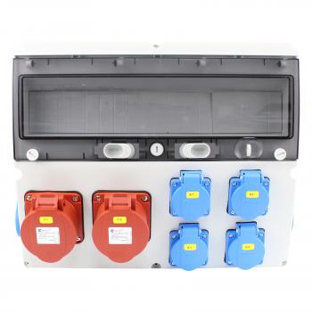 Preview: Stromverteiler (2x CEE 5P 16A + 6x 230V/16A)